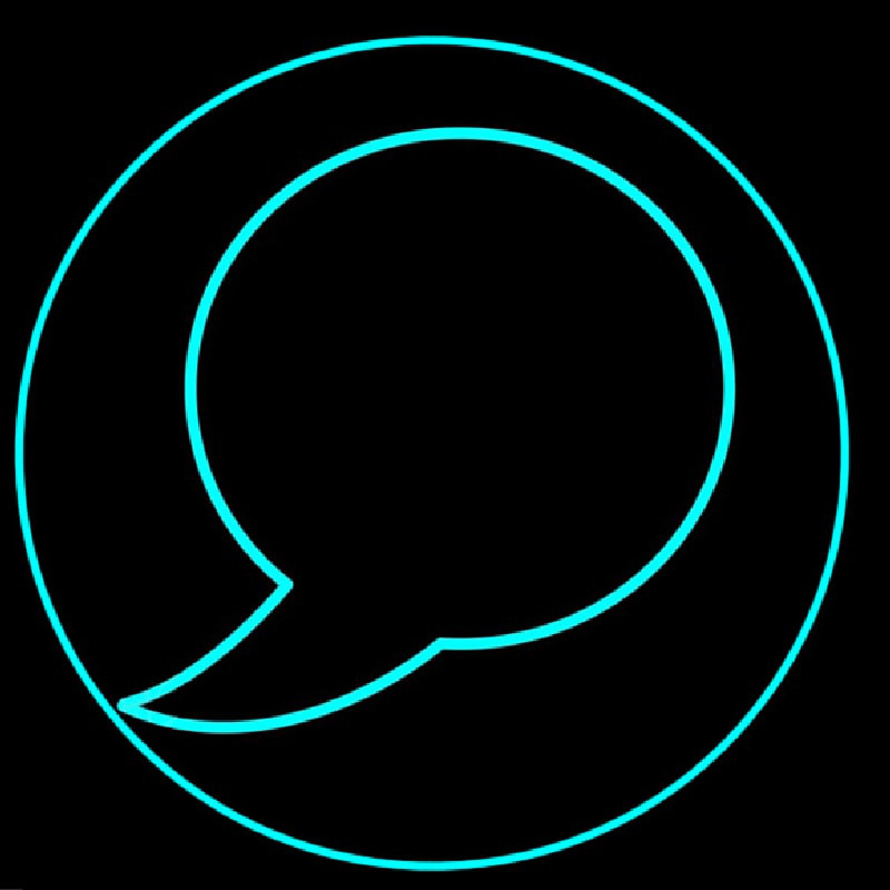 Chat Button 2 Neonkyltti