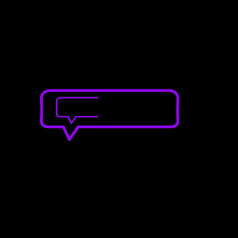 Chat Button 3 Neonkyltti