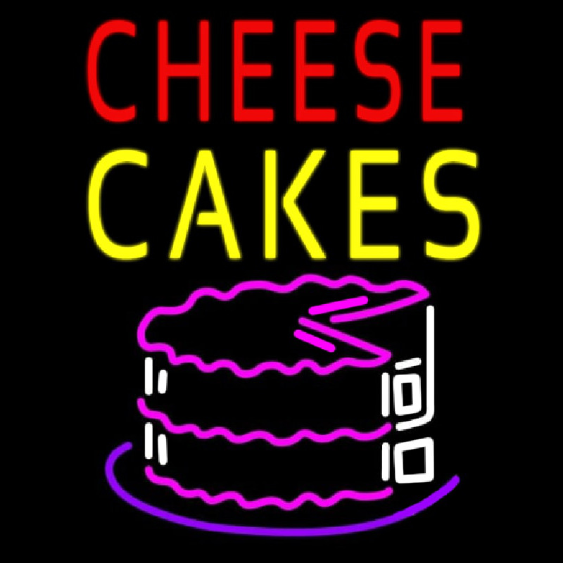 Cheese Cakes Neonkyltti