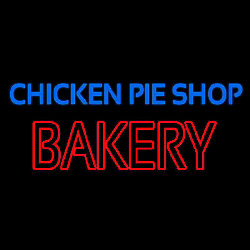 Chicken Pie Shop Bakery Neonkyltti