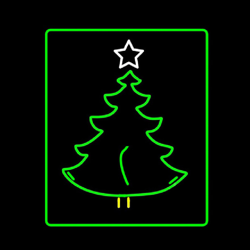 Christmas Tree Logo Neonkyltti