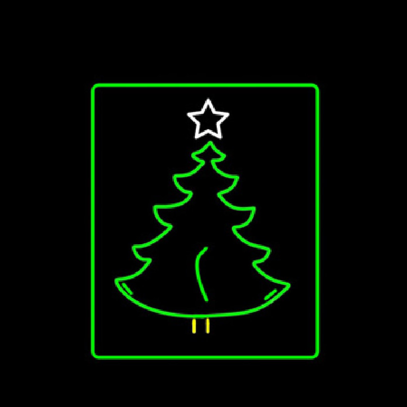 Christmas Tree Logo Neonkyltti