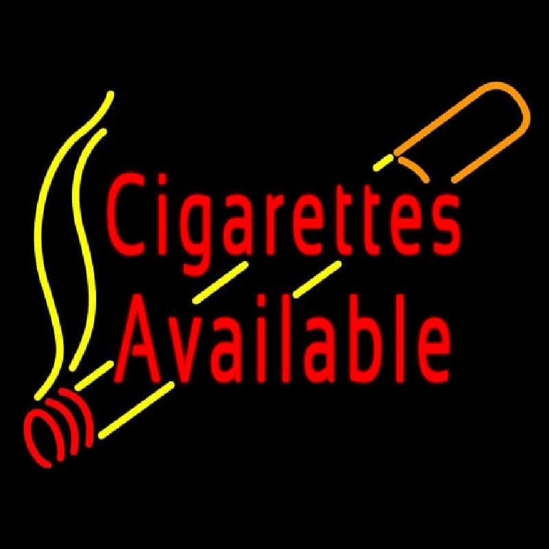 Cigarettes Available Neonkyltti