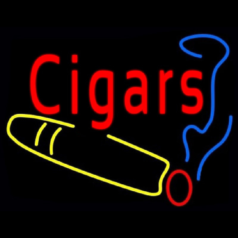 Cigars Logo Neonkyltti