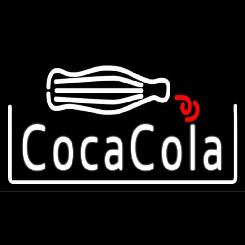 Coca Cola Coke Bottle Soda Neonkyltti