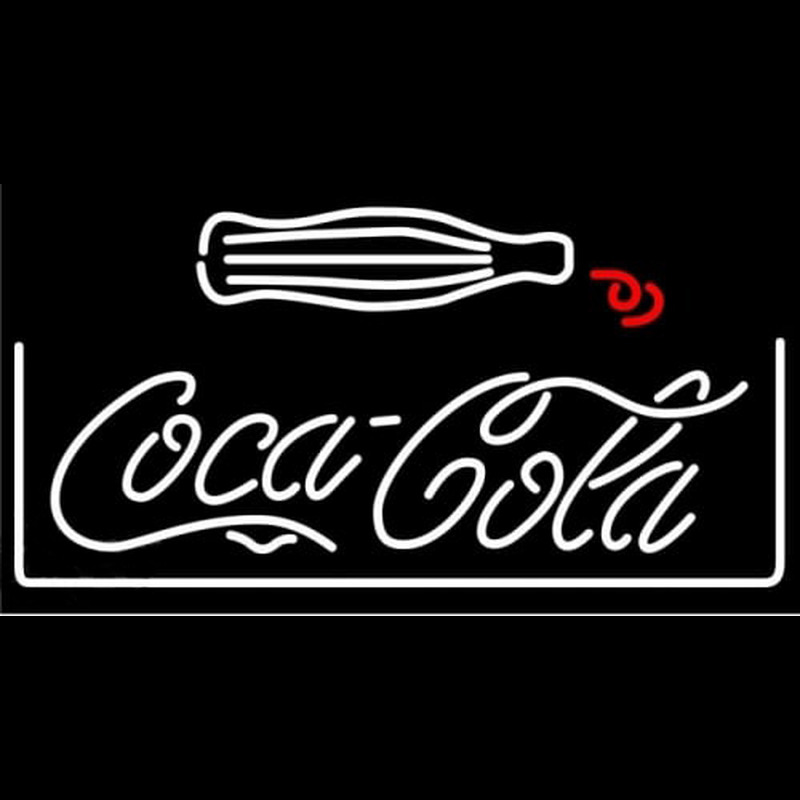 Coca Cola Coke Bottle Soda Pop Pub Game Room Neonkyltti