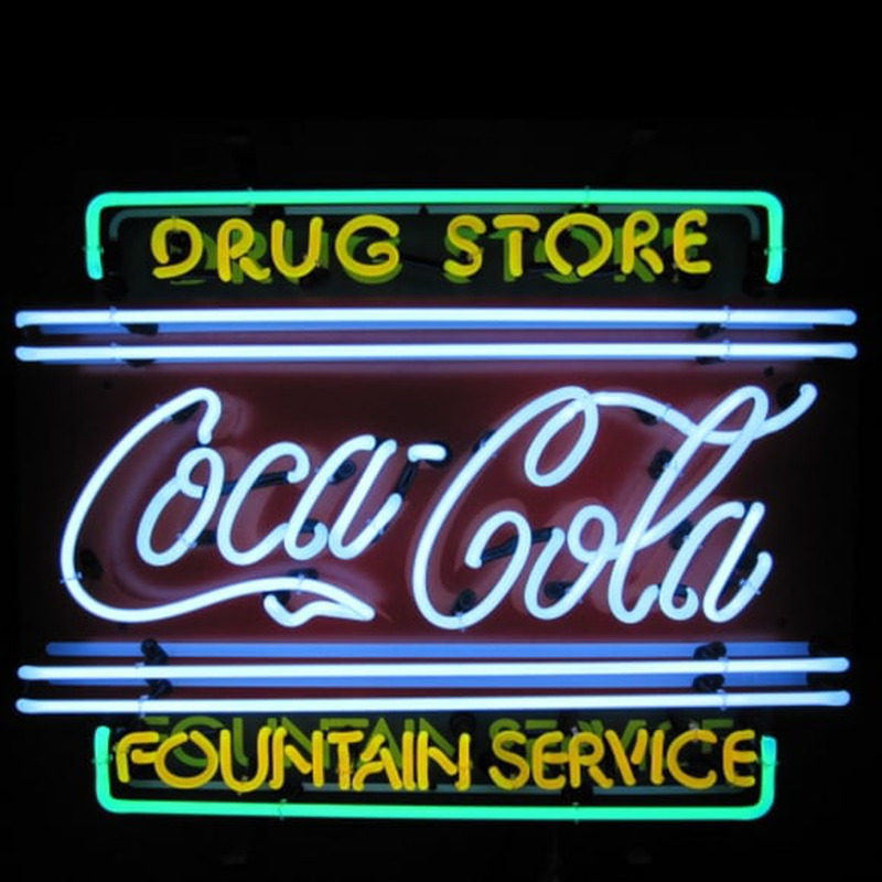 Coca Cola Neon Clock Sign Neonkyltti