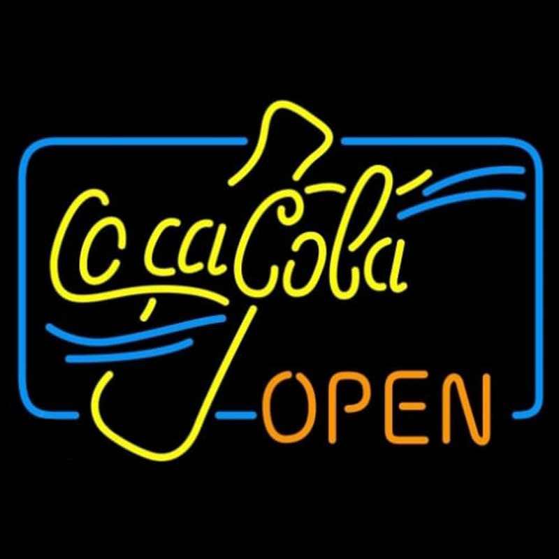 Coca Cola Open Neonkyltti