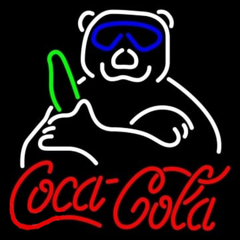 Coca Cola Panda Neonkyltti