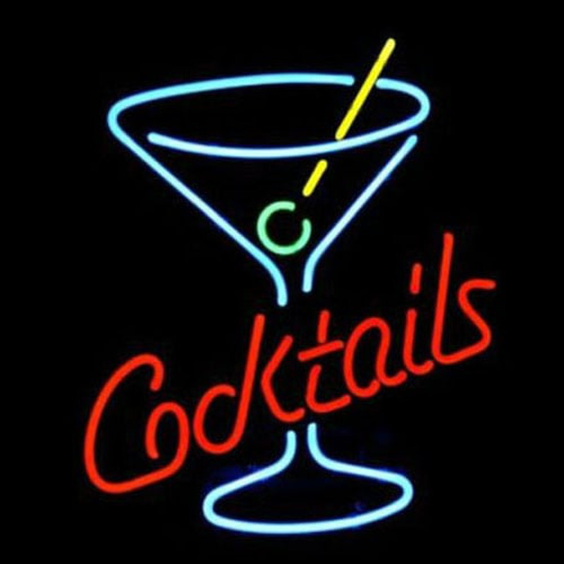 Cocktails Martini . XCAT_GLASS Logo Olut Baari Neonkyltti Joululahja Pikavene