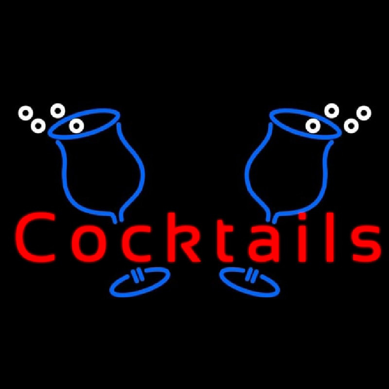 Cocktails With Two Glasses Neonkyltti