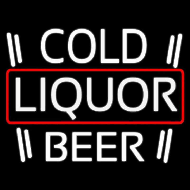 Cold Liquor Beer Neonkyltti