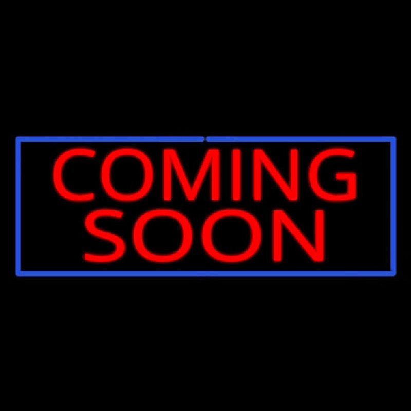 Coming Soon Neonkyltti