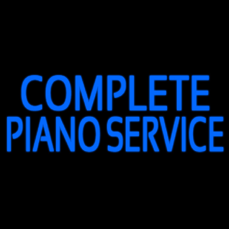 Complete Piano Service 1 Neonkyltti