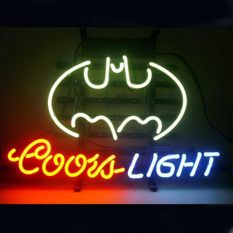 Coors Batman Olut Baari Avoinna Neonkyltti