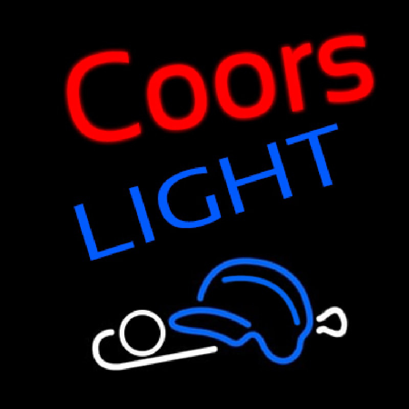 Coors Light Baseball Neonkyltti