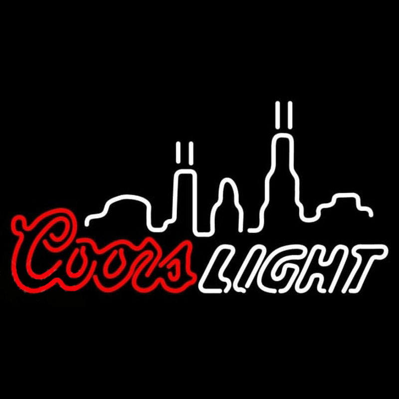 Coors Light City Logo Beer Sign Neonkyltti