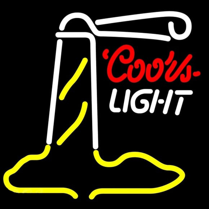 Coors Light Lighthouse Beer Sign Neonkyltti