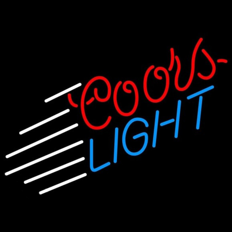 Coors Light Lines Beer Sign Neonkyltti