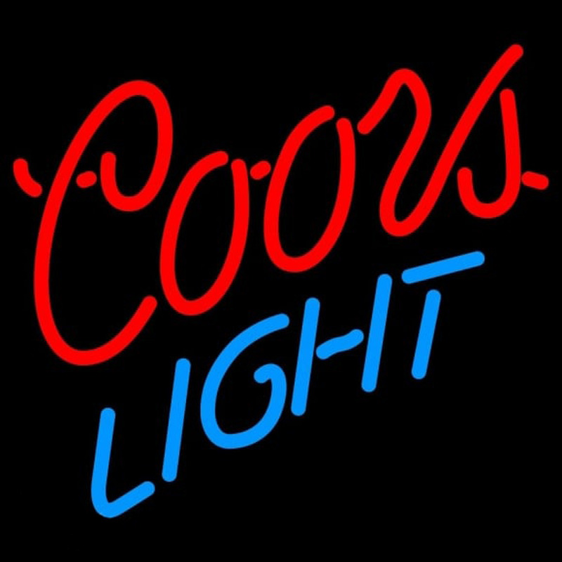 Coors Light Logo Beer Sign Neonkyltti