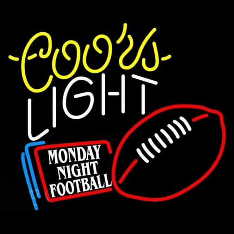 Coors Light Monday Night Football Neonkyltti