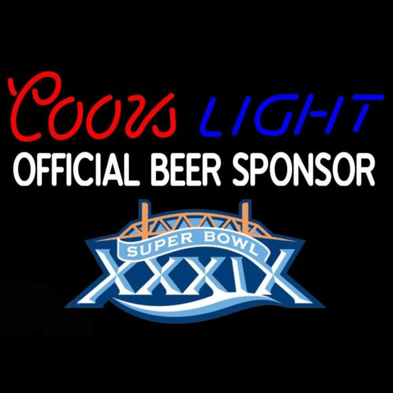Coors Light Offical Beer Sponsor Beer Sign Neonkyltti