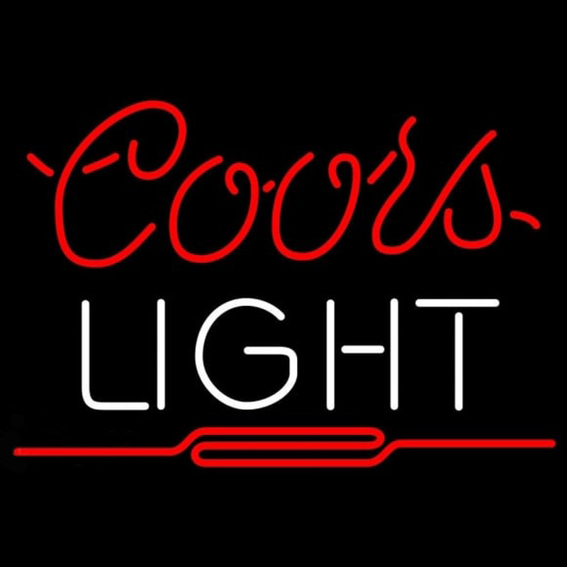 Coors Light Red Beer Sign Neonkyltti