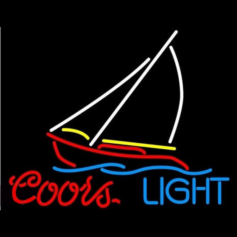 Coors Light Sailboat Neonkyltti
