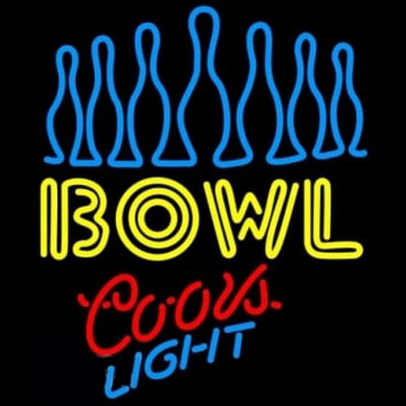 Coors Light Ten Pin Bowling Neonkyltti