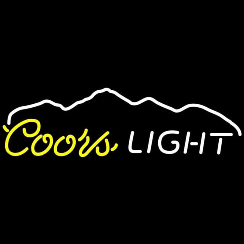 Coors Light Waterfall Beer Sign Neonkyltti