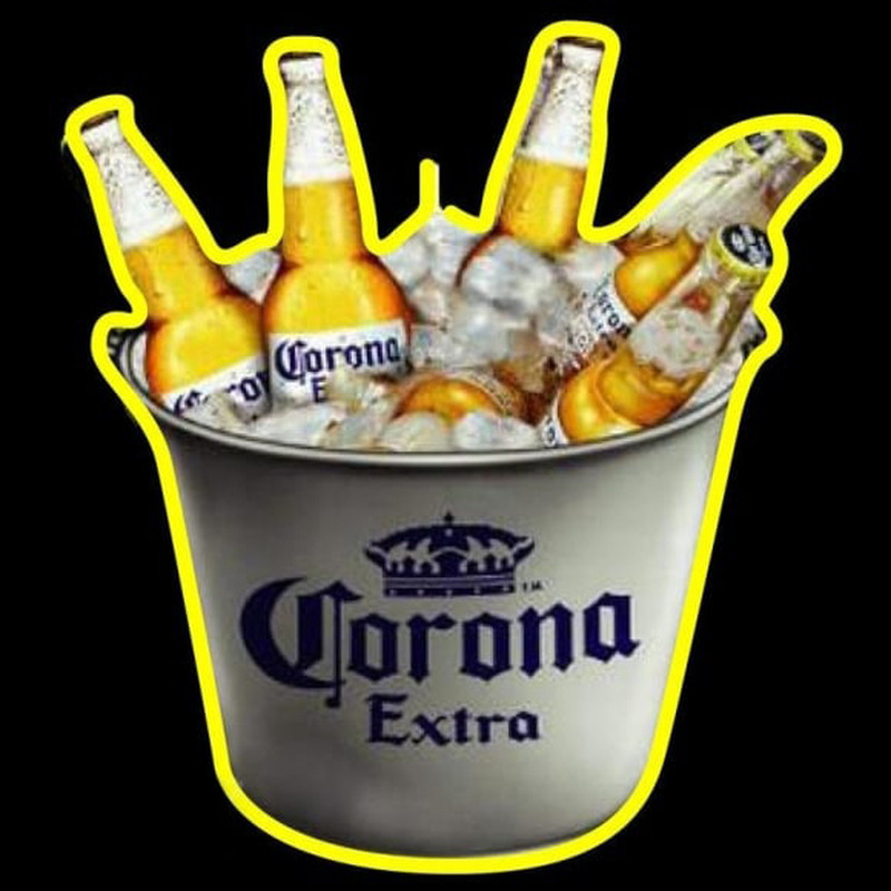 Corona E tra On Ice Beer Sign Neonkyltti