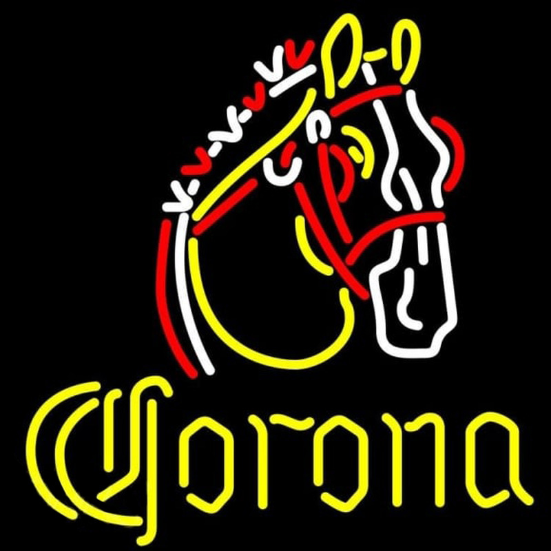 Corona Horse Beer Sign Neonkyltti