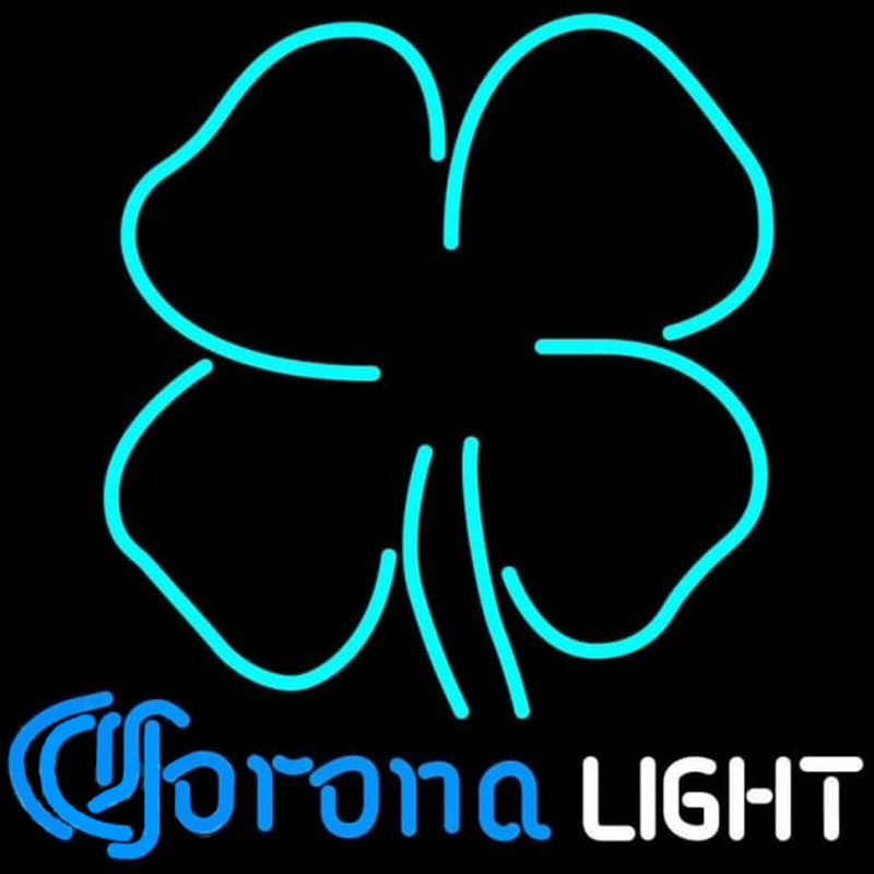 Corona Light Clover Beer Sign Neonkyltti