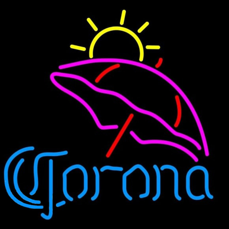 Corona Umbrella Beer Sign Neonkyltti