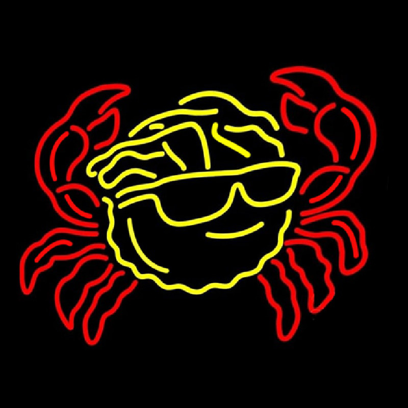 Crab 1 Neonkyltti