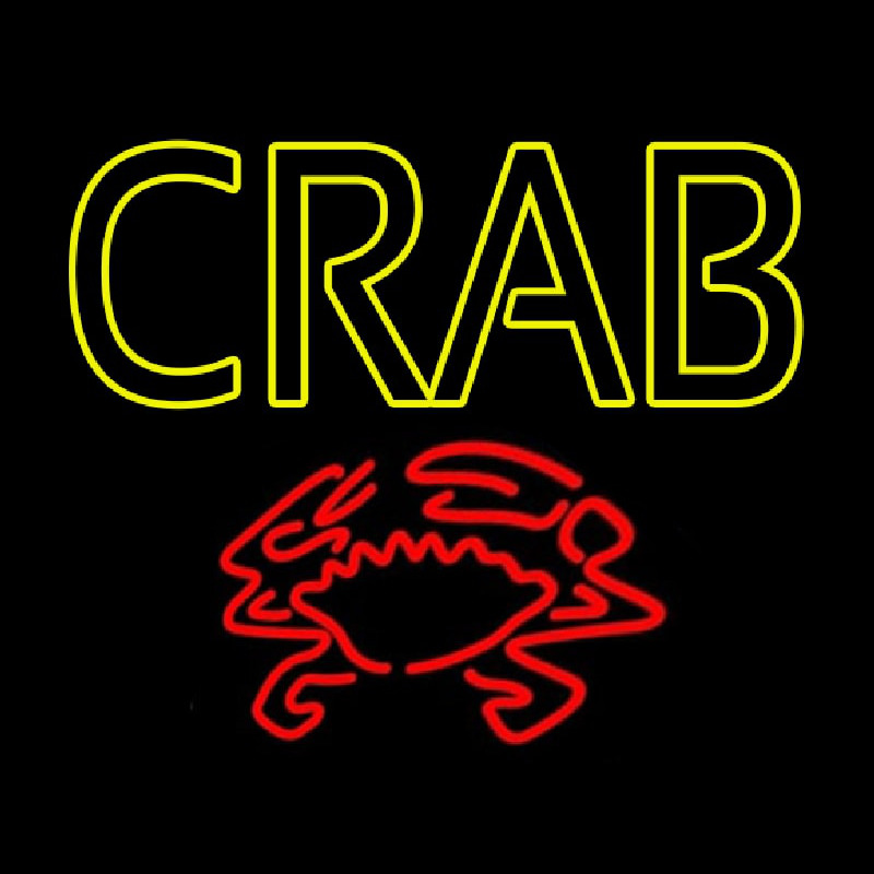 Crab With Logo Neonkyltti