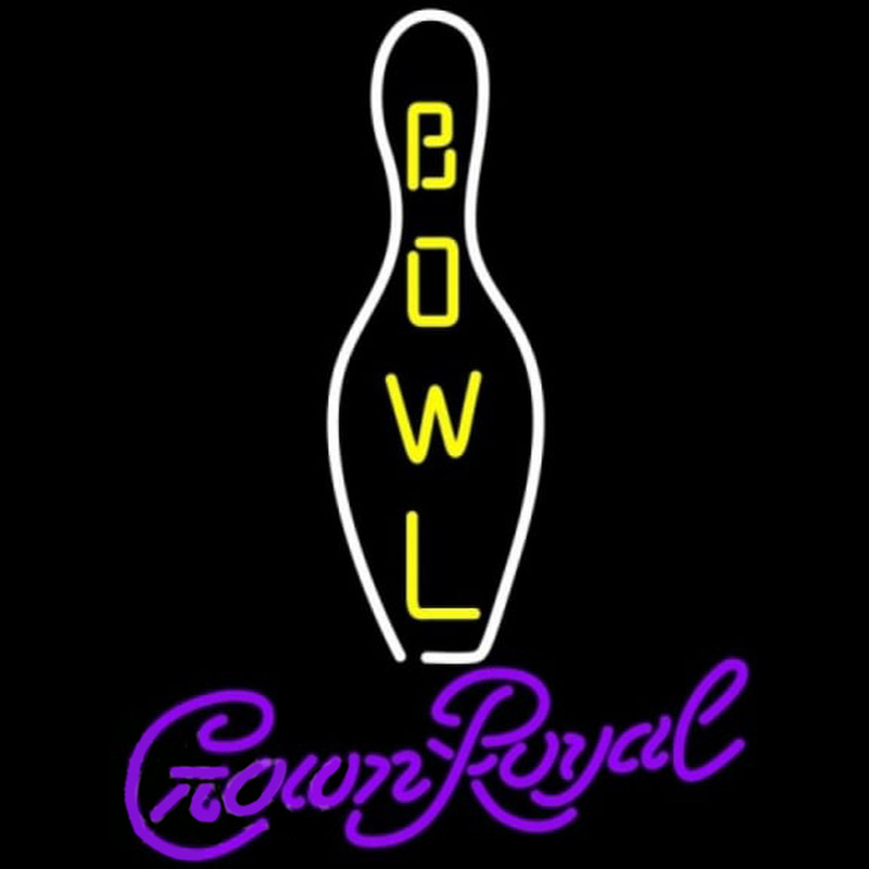 Crown Royal Bowling Beer Sign Neonkyltti
