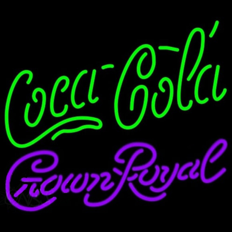 Crown Royal Coca Cola Green Beer Sign Neonkyltti