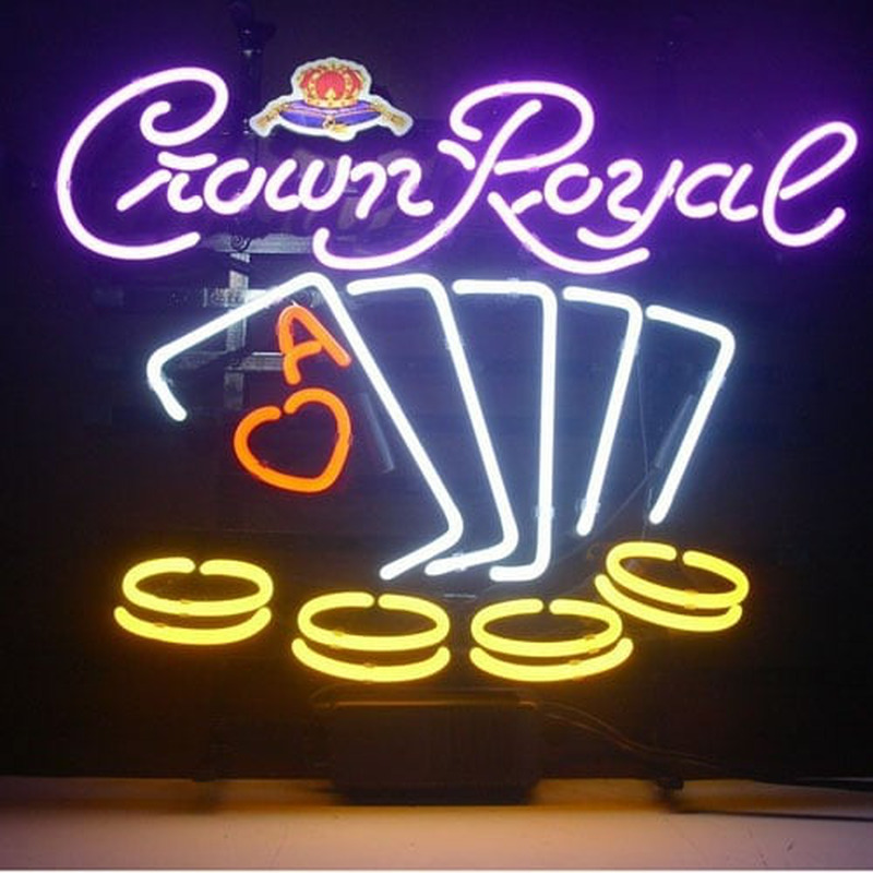 Crown Royal Poker Chips Neonkyltti