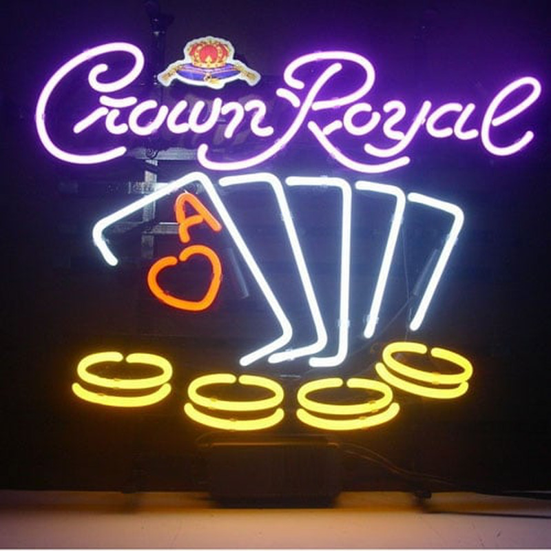 Crown Royal Poker Chips Neonkyltti