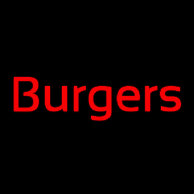 Cursive Burgers Neonkyltti