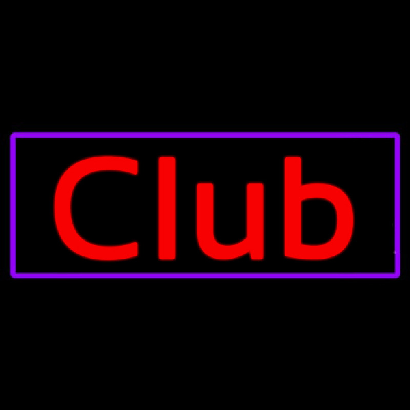 Cursive Club Neonkyltti