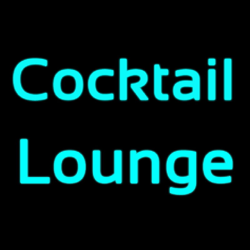 Cursive Cocktail Lounge Neonkyltti