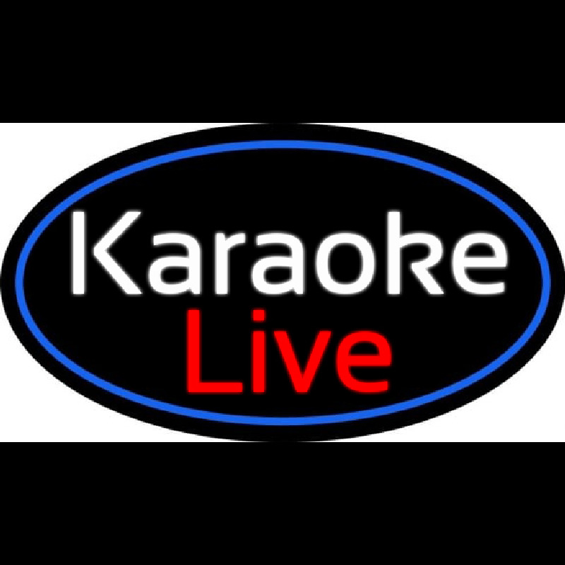 Cursive Karaoke Live Neonkyltti