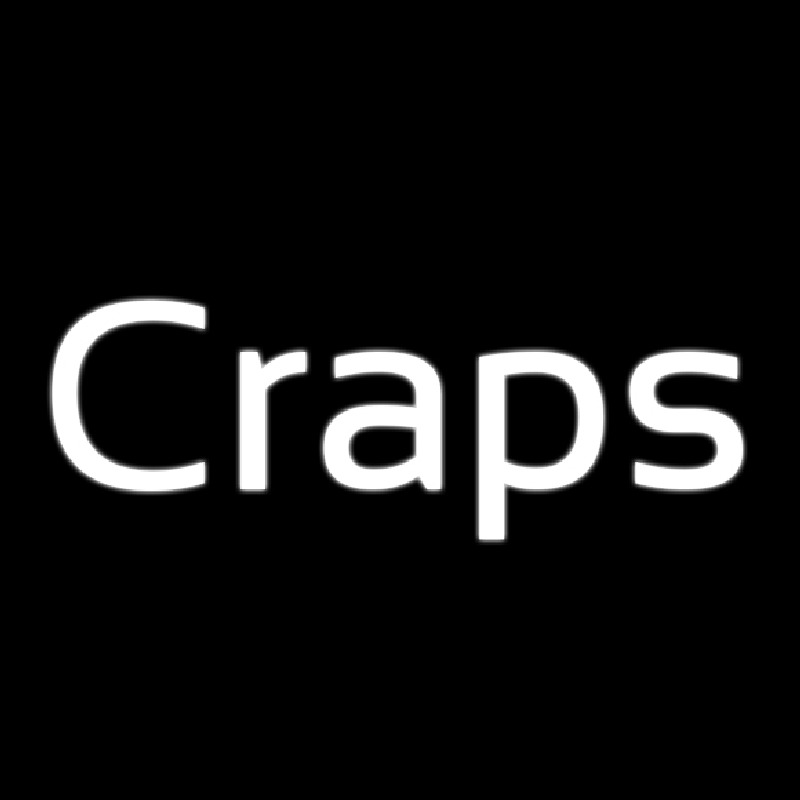 Cursive Letter Craps 2 Neonkyltti