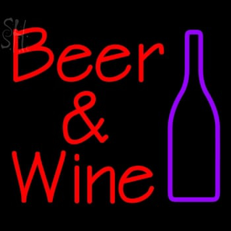 Custom Beer And Wine Bottle Neonkyltti