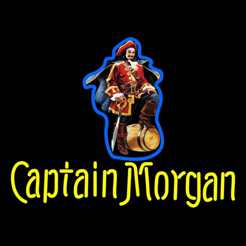 Custom Captain Morgan Logo Neonkyltti