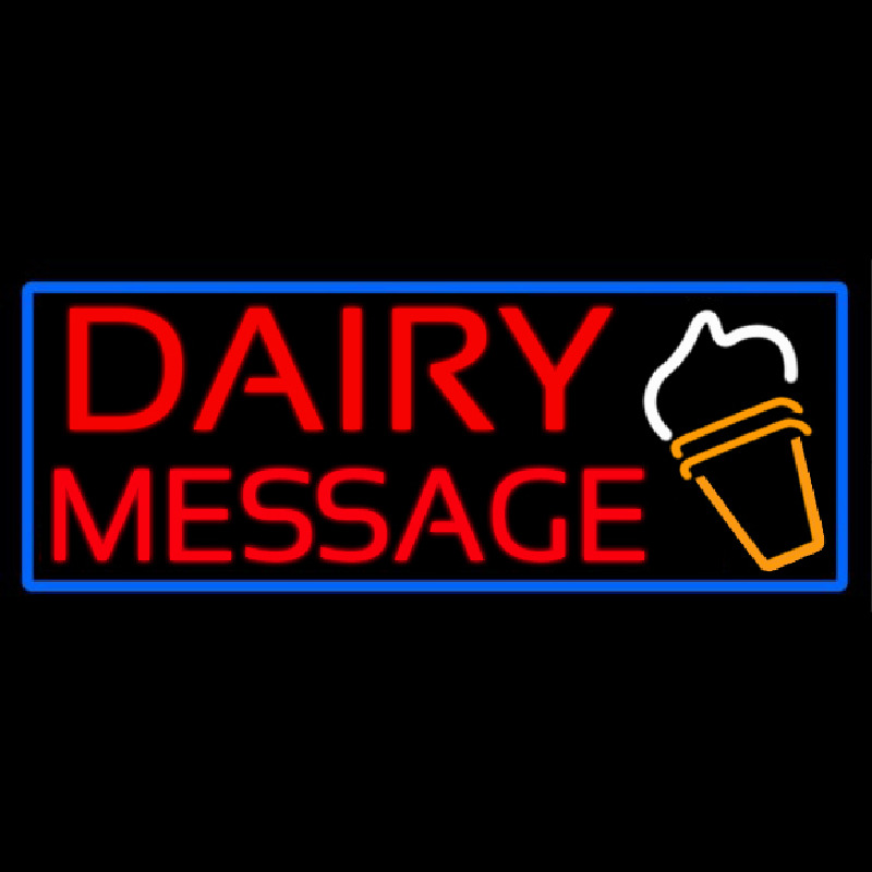 Custom Dairy On Logo Neonkyltti