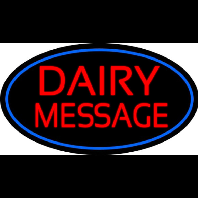 Custom Dairy On Logo Neonkyltti