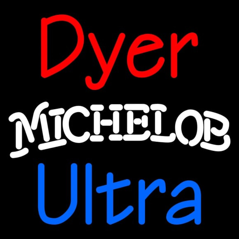 Custom Dyer Michelob Ultra Neonkyltti